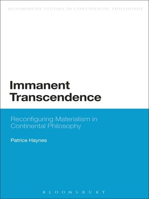 cover image of Immanent Transcendence